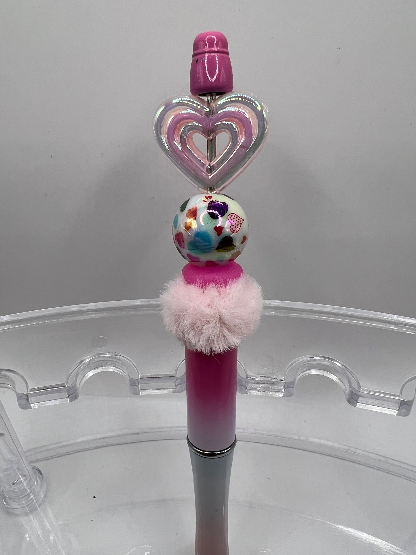 Valentines beaded pen