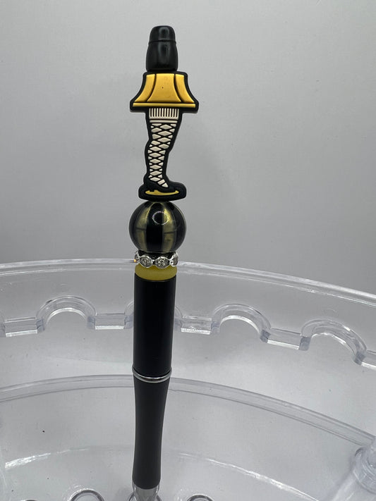 Leg lamp beaded pen