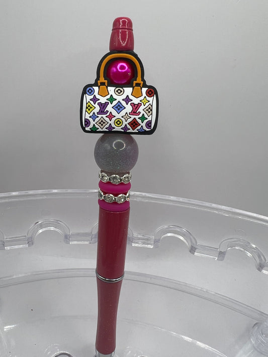 Purse beaded pen