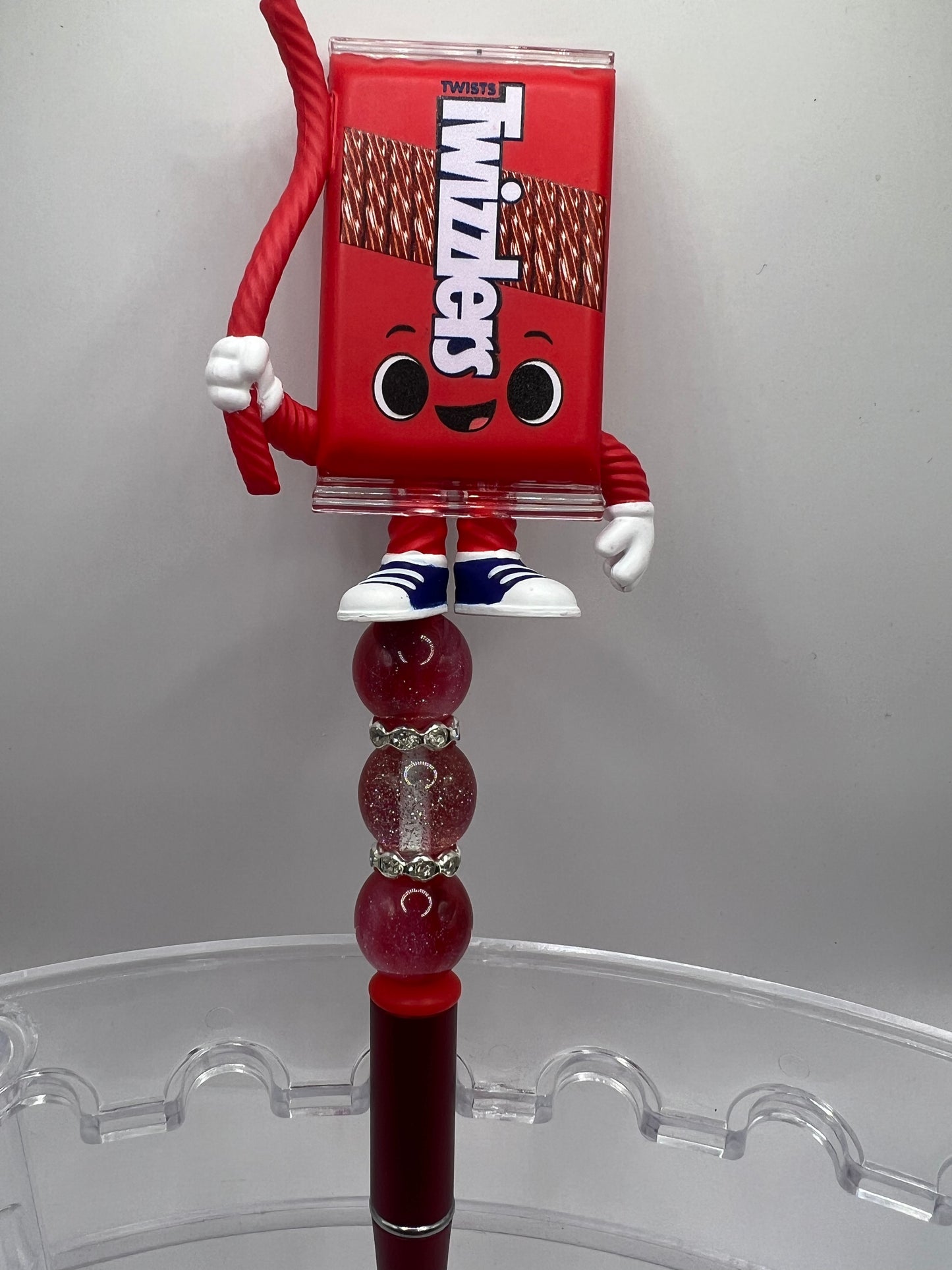 Twizzler beaded pen