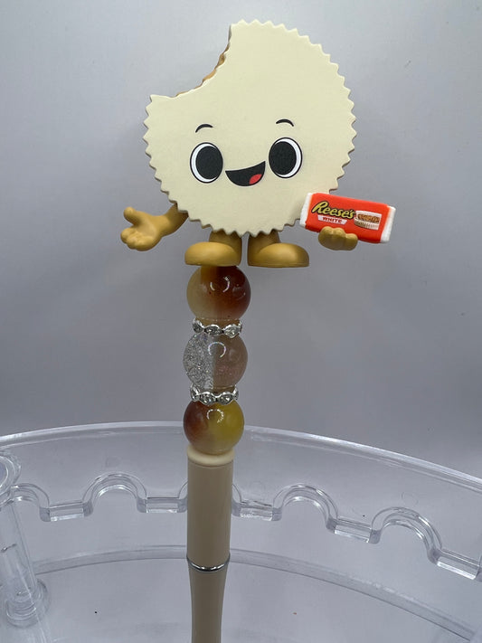 White chocolate, Reese’s beaded pen