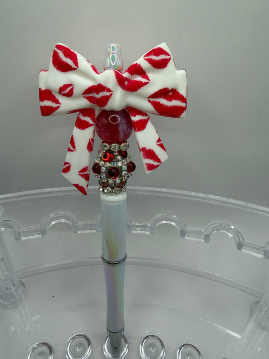 Bow  Beaded Pen
