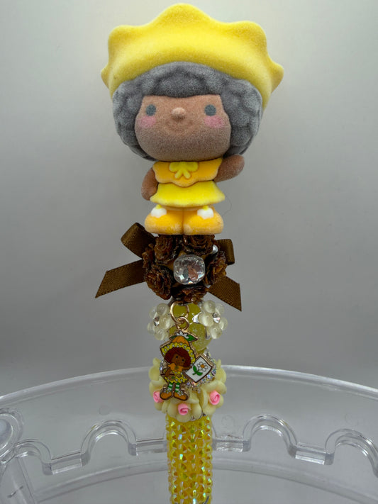 Orange blossom Beaded Pen
