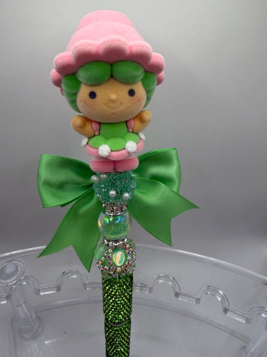 Lime chiffon Beaded Pen