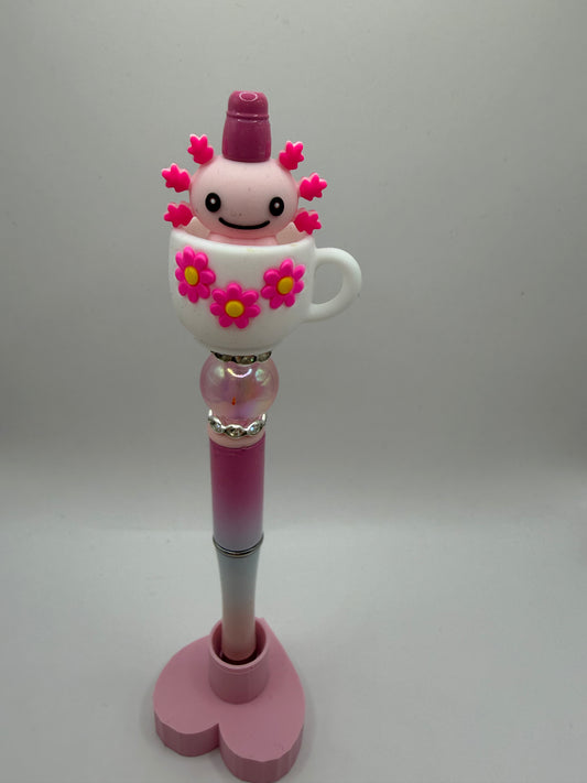 Pink Tea Cup-pen