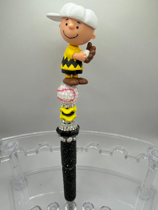 Charlie Brown Beaded Pen