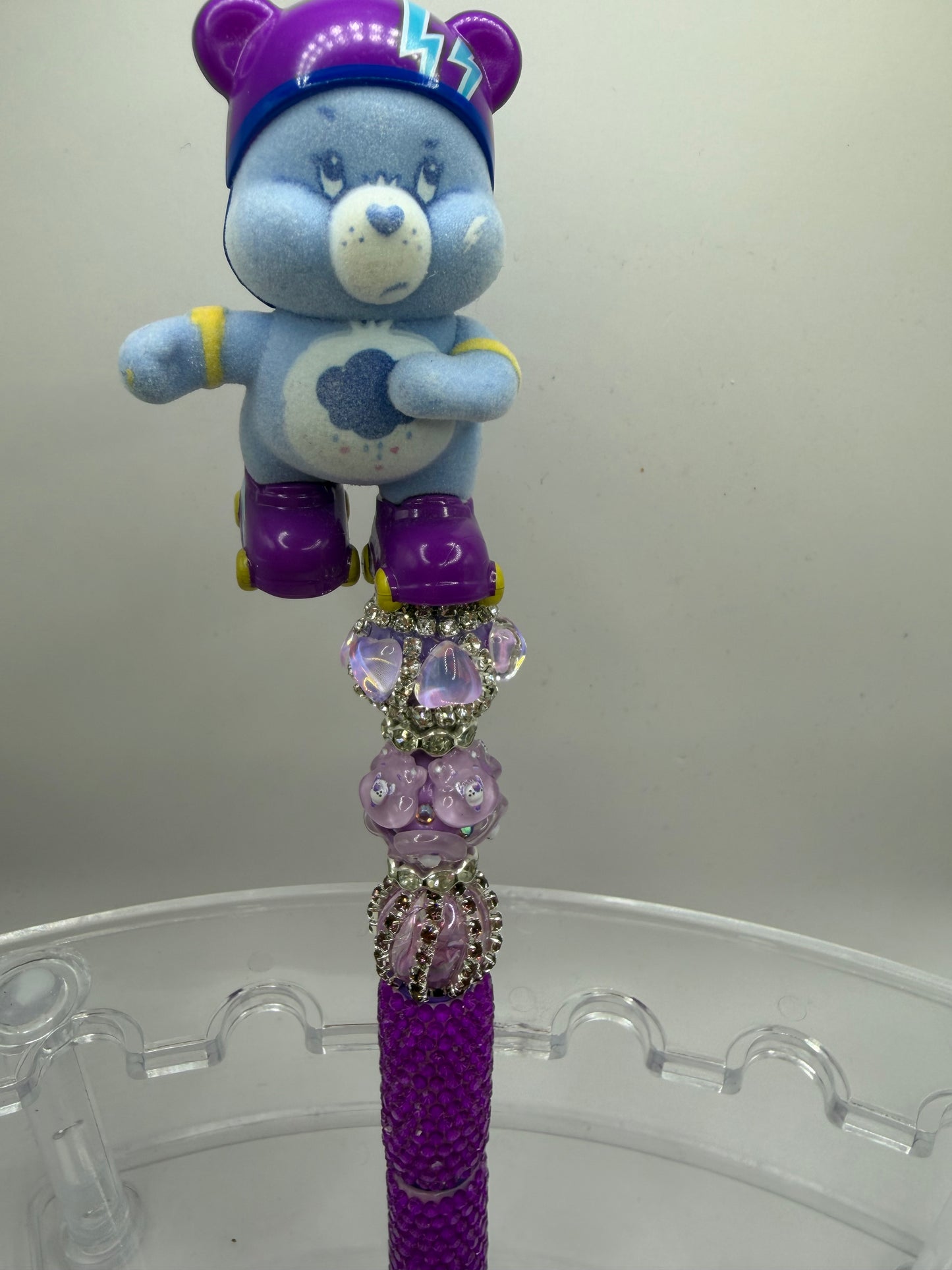 Care Bear On Roller Skates Beaded Pen