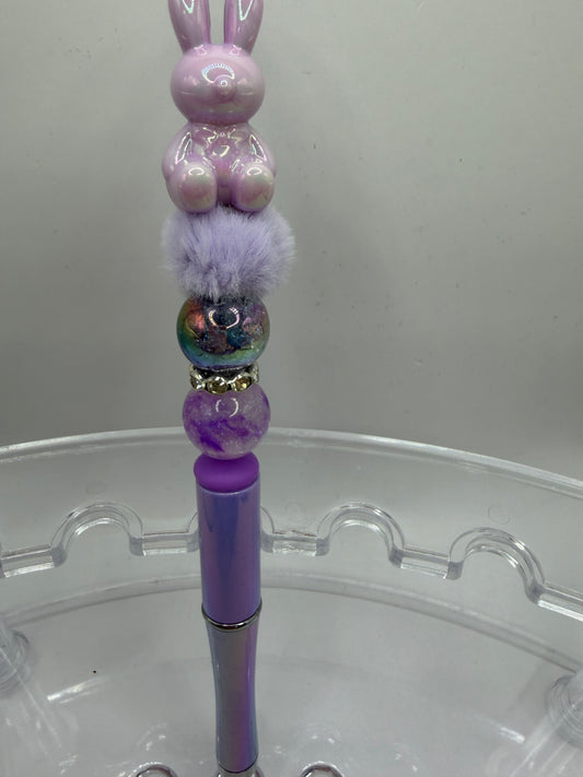 Purple Easter bunny