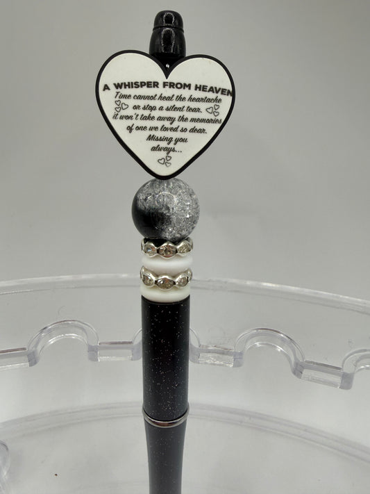 A whisper from heaven Beaded Pen
