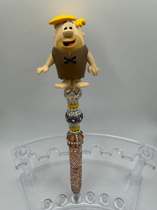 Barney from the Flintstones beaded Pen