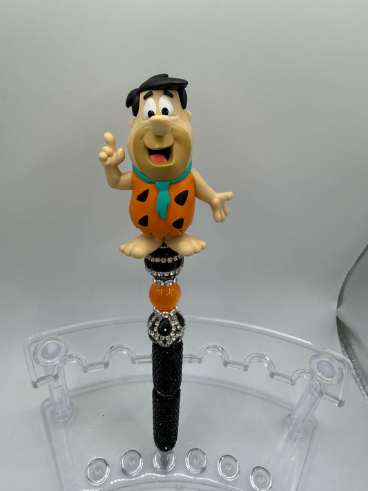 Fred from the Flintstones beaded Pen