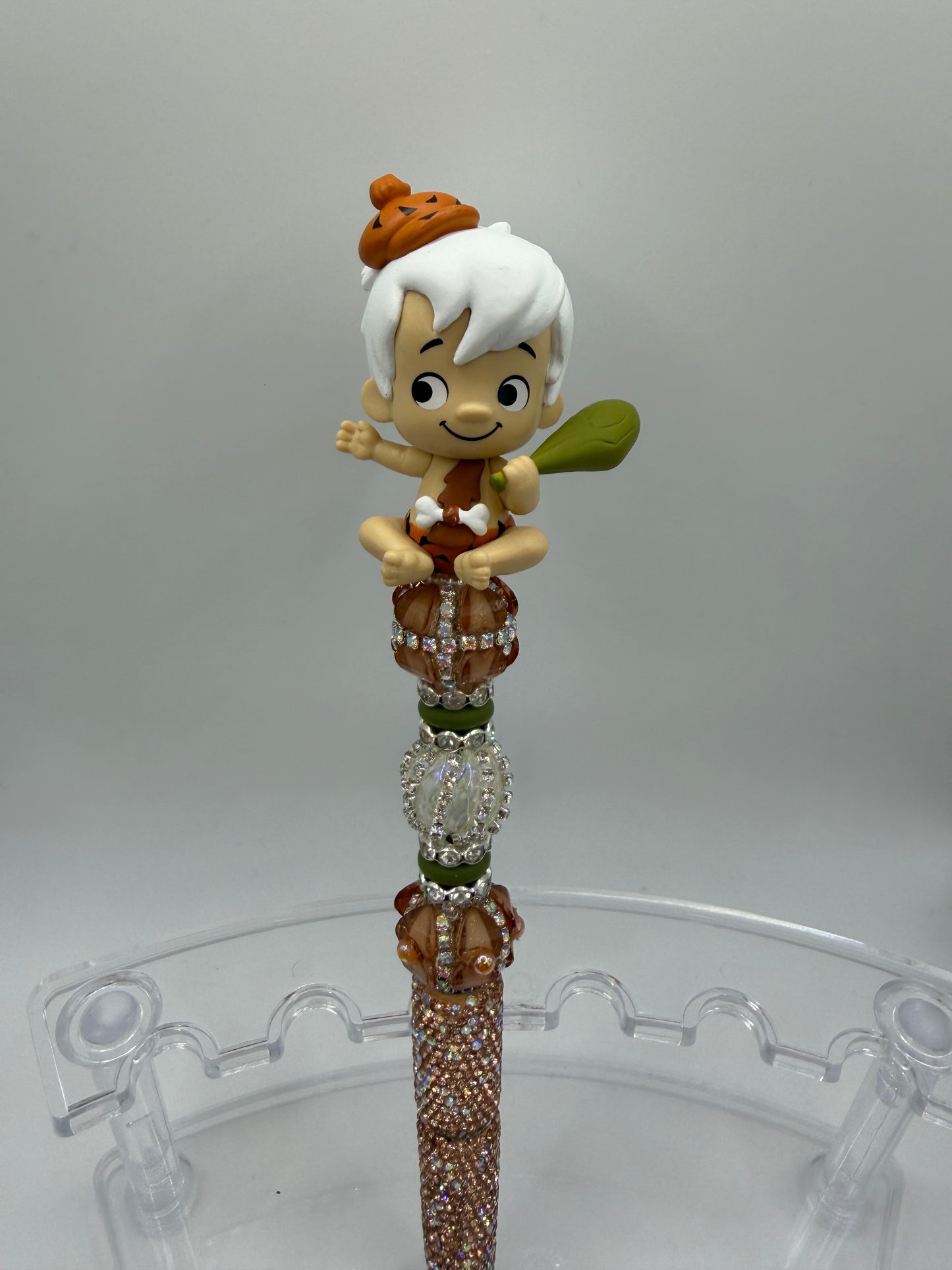 Bam Bam from the Flintstones beaded Pen