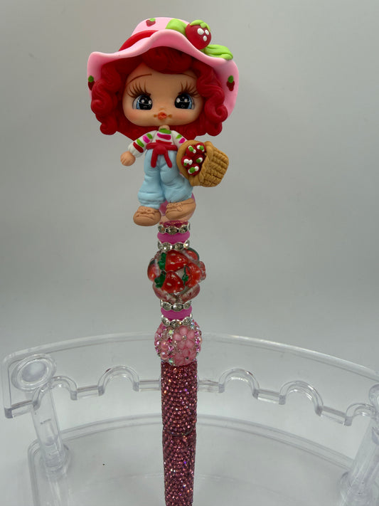 Strawberry shortcake, clay doll