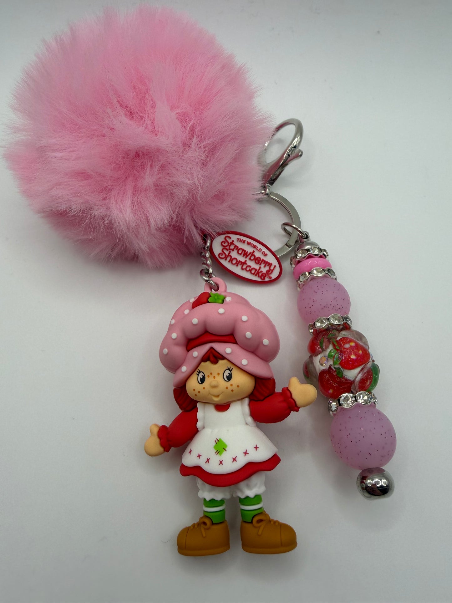 Strawberry shortcake keychain or purse charm