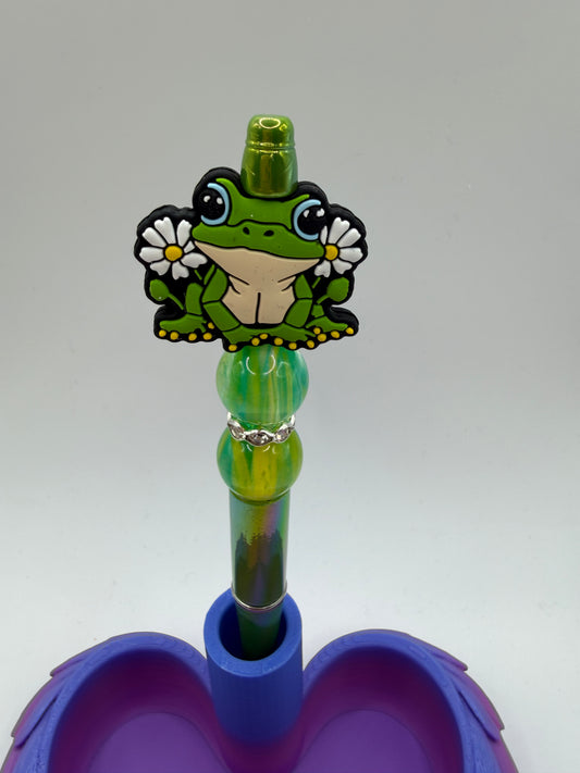 Frog beaded Pen