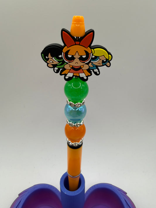 Powerpuff Girls beaded Pen