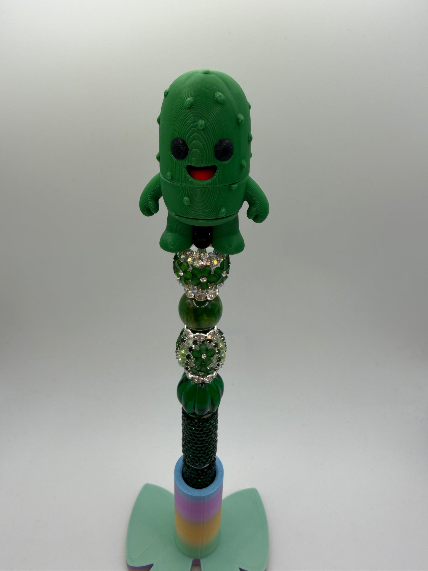 Pickle 3D Printed Beaded Pen
