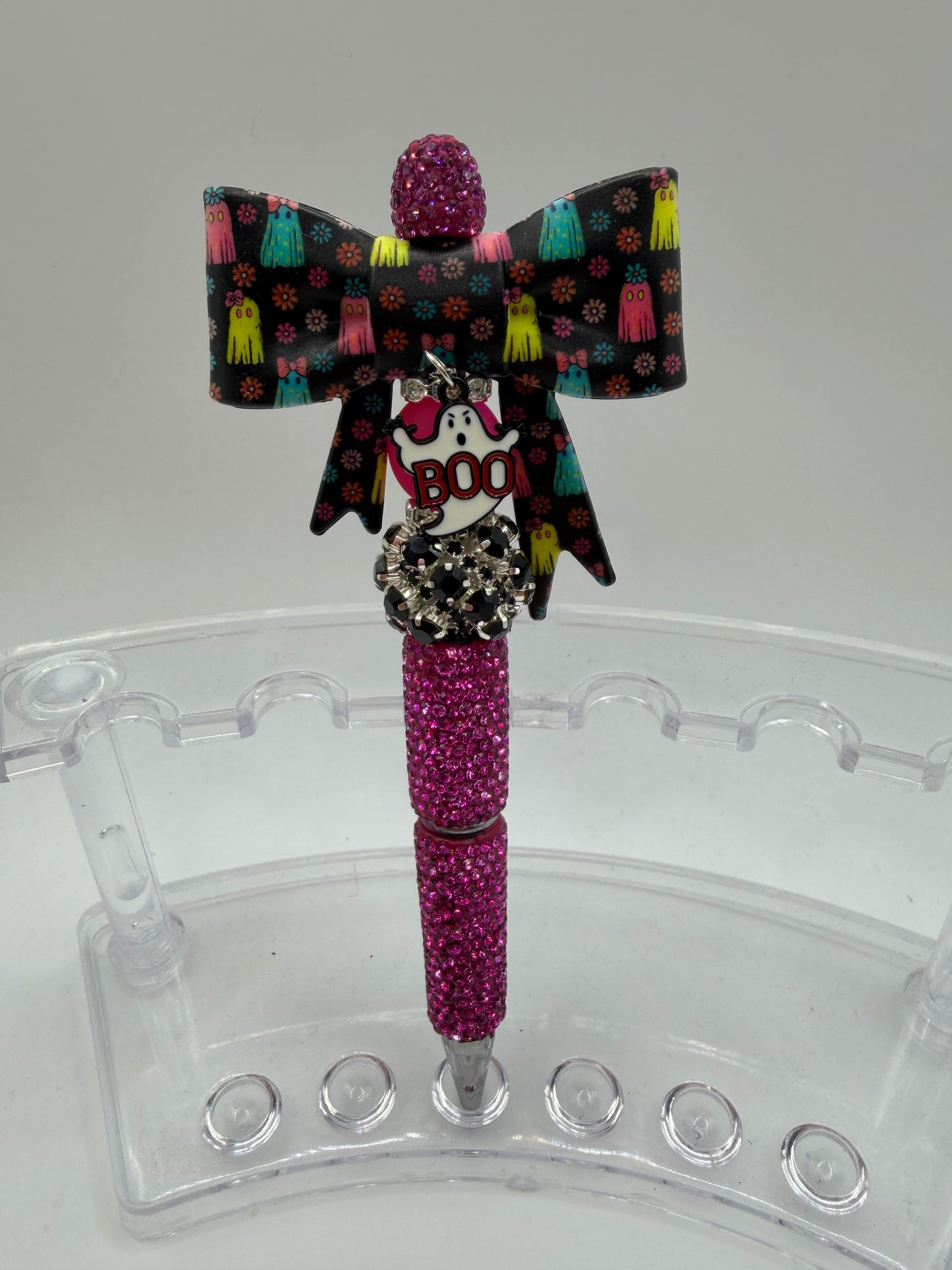 Halloween boo bow Beaded Pen