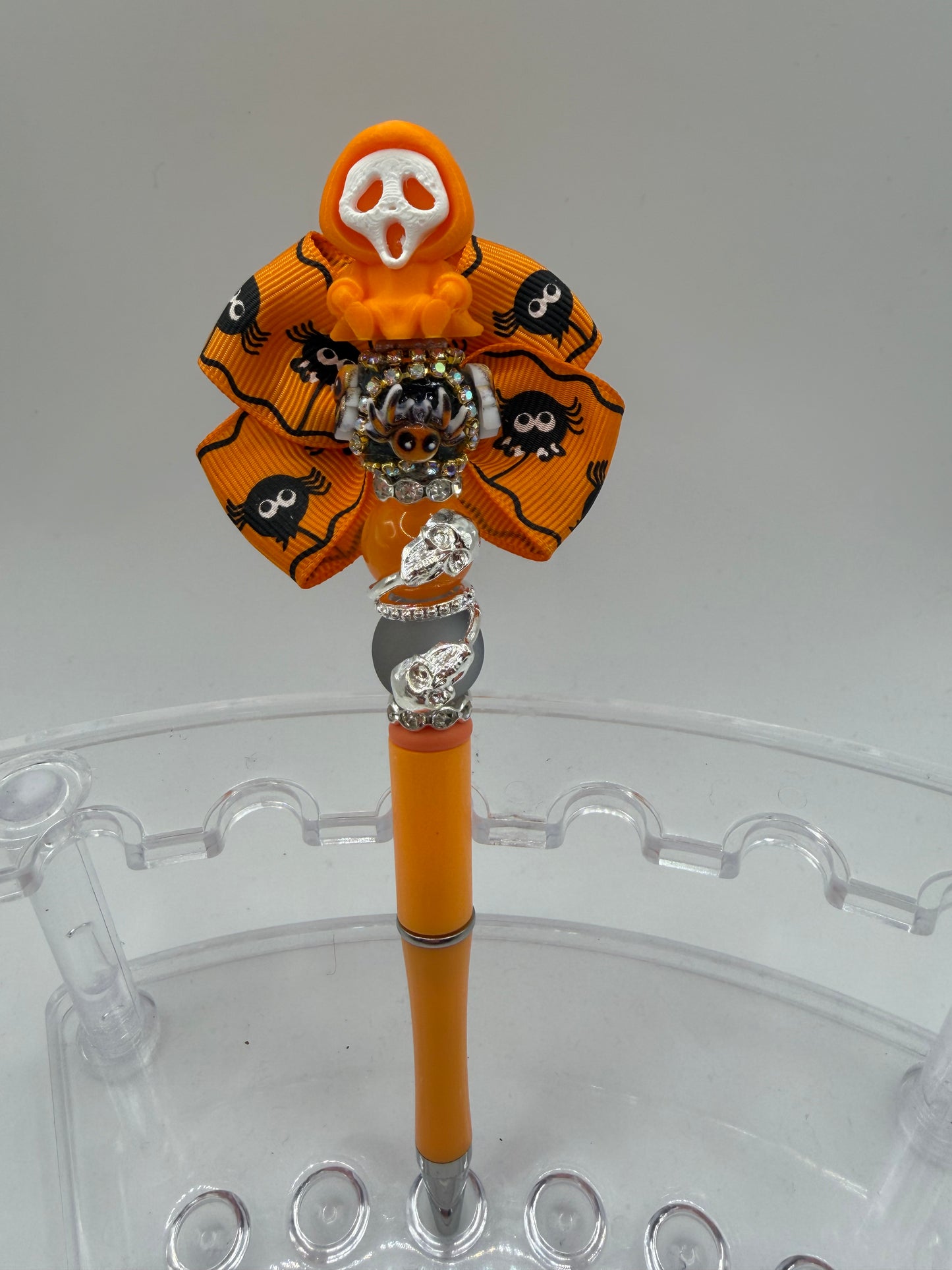 Ghostface orange Beaded Pen