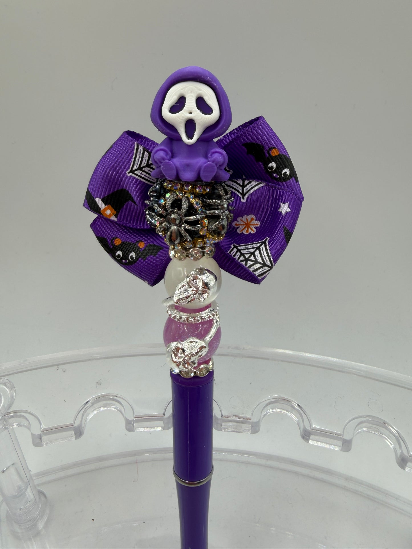 Ghostface purple Beaded Pen