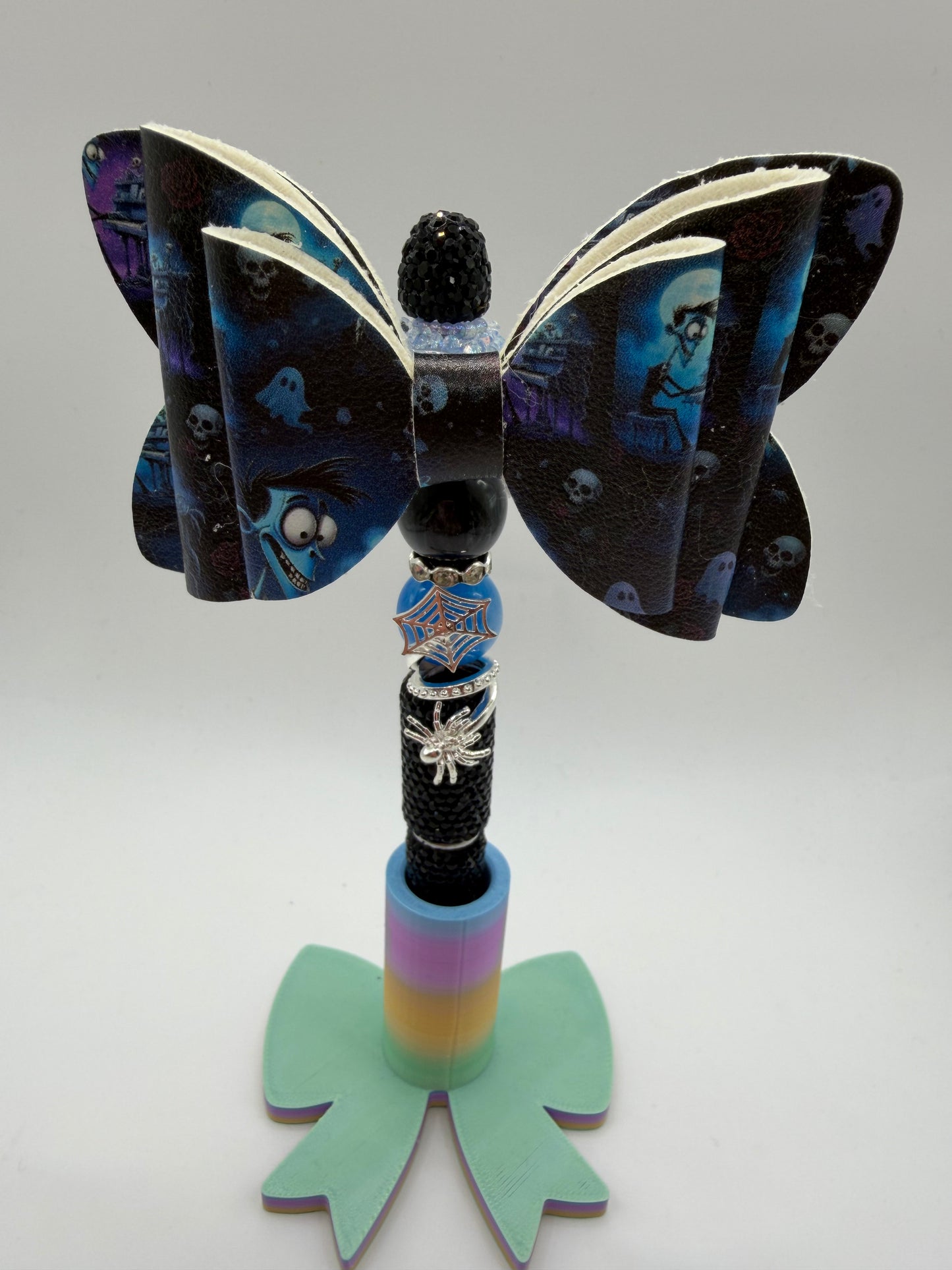 Halloween Bow Beaded Pen