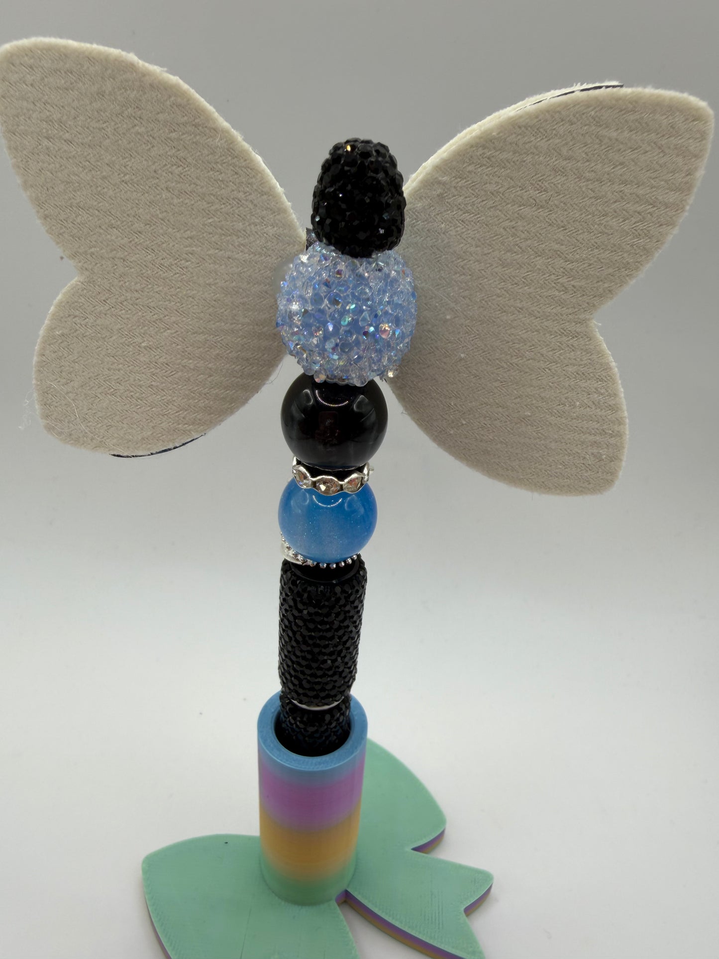 Halloween Bow Beaded Pen