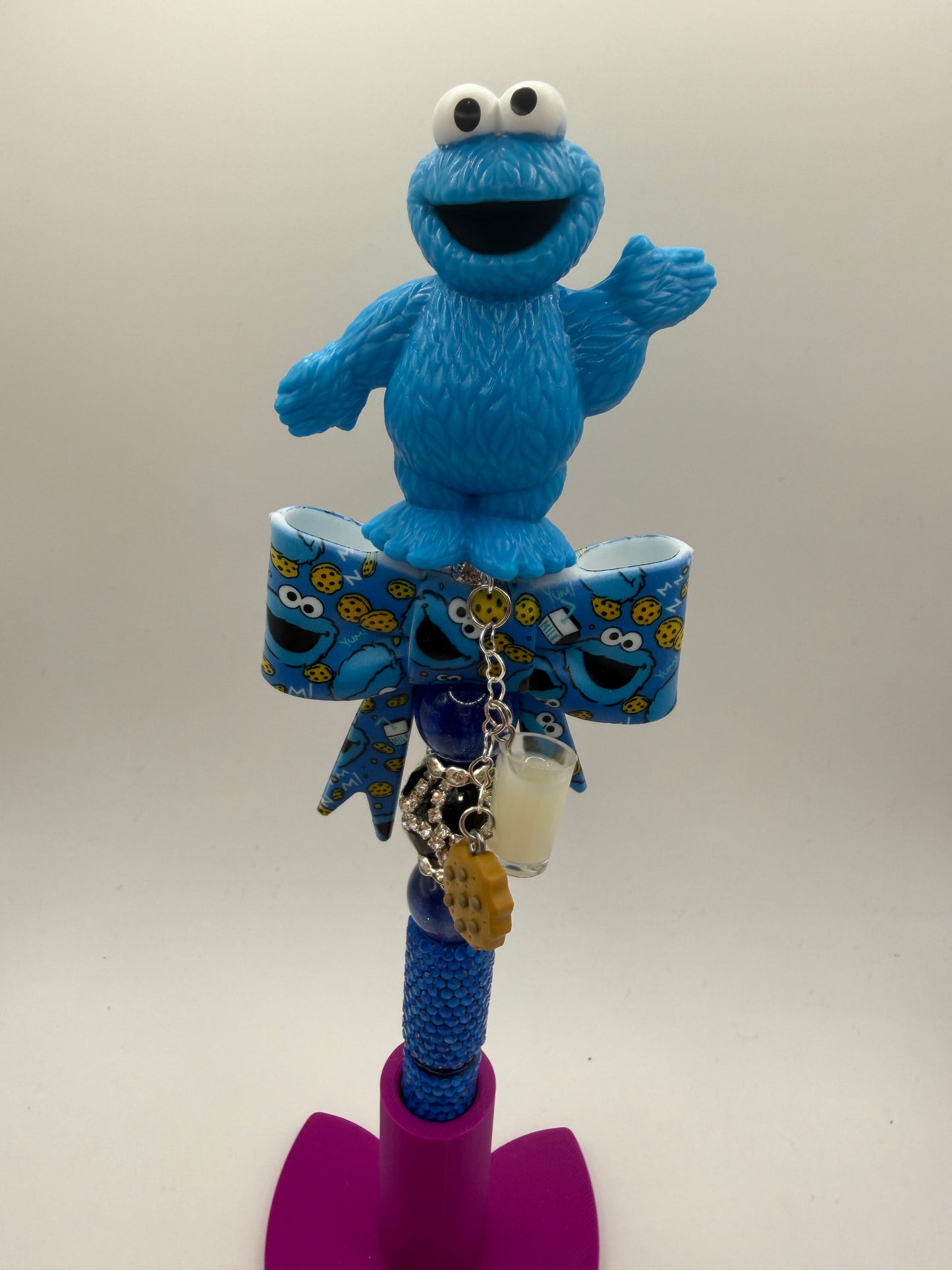 Cookie Monster Beaded Pen