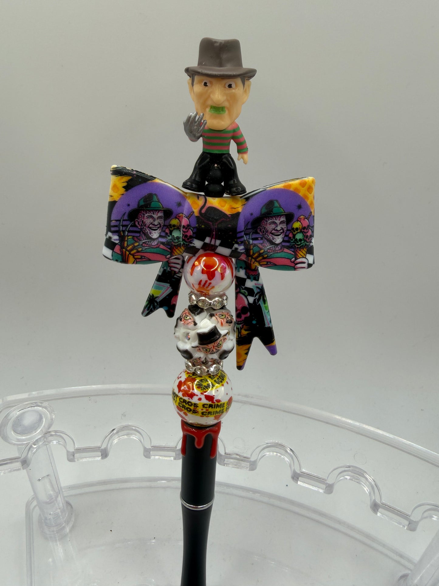Freddy Kruger Beaded Pen