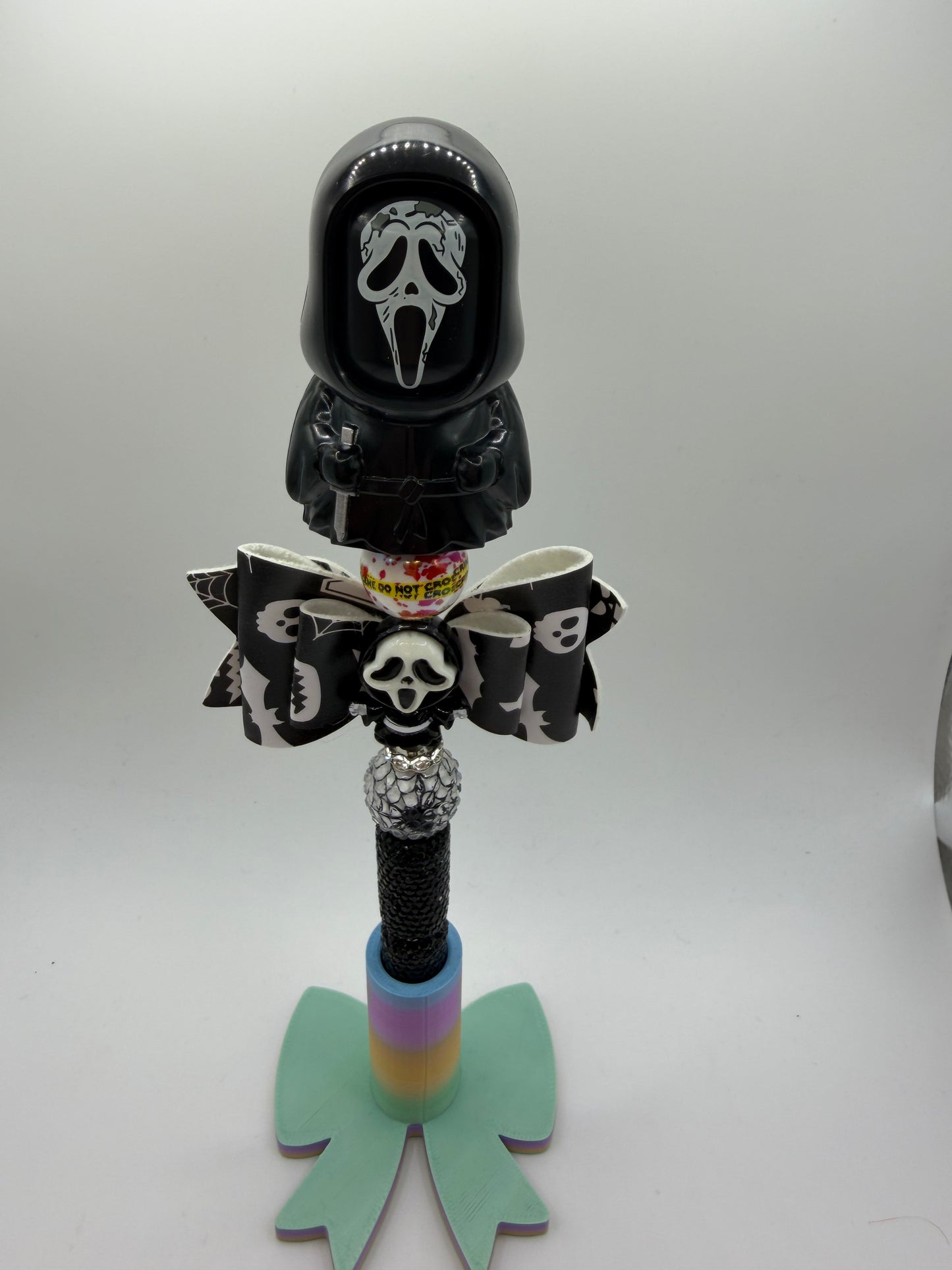 Ghost face Beaded Pen
