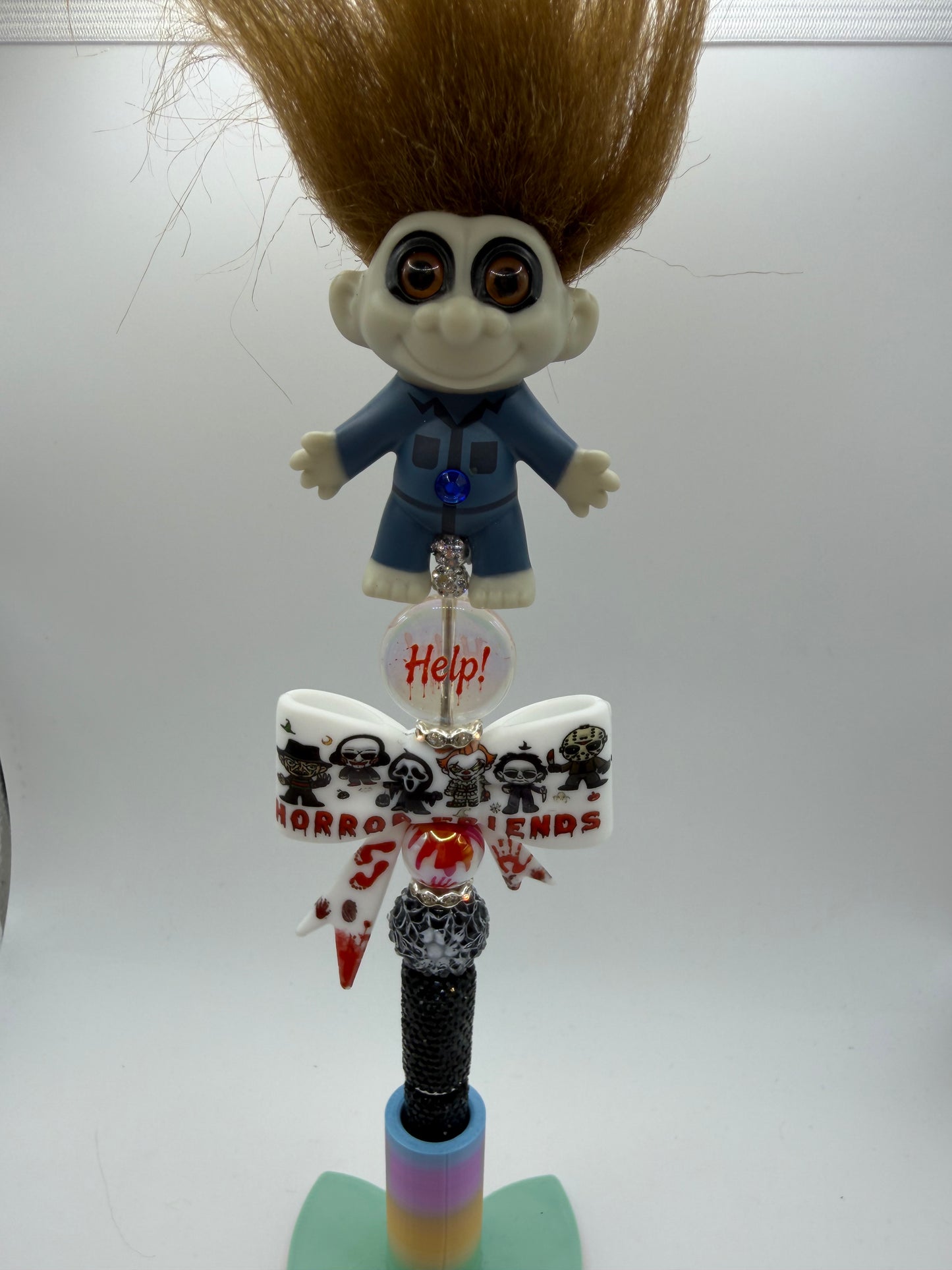 Michael Myers Troll Beaded Pen