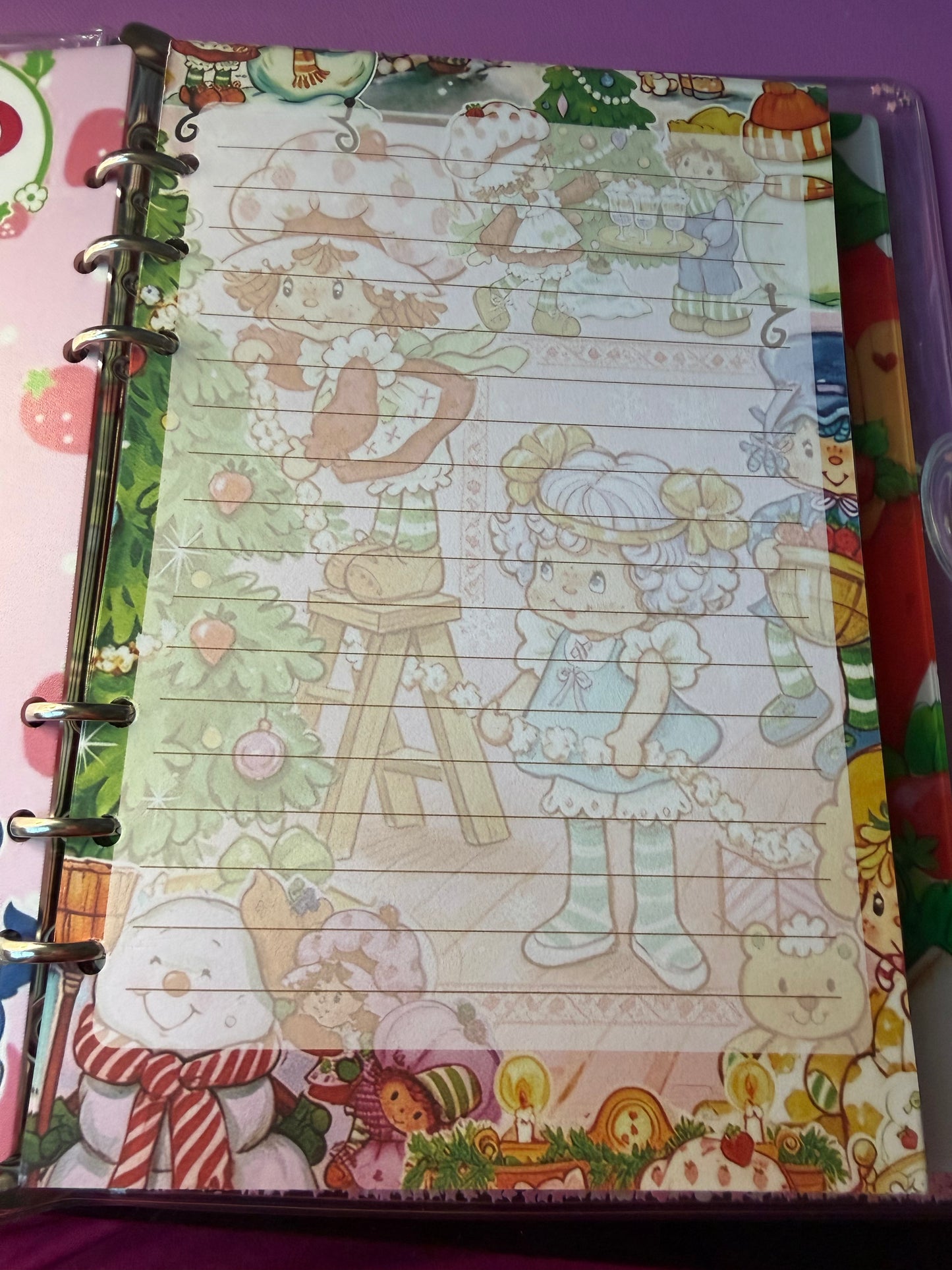 Strawberry Shortcake shaker A5 Binder