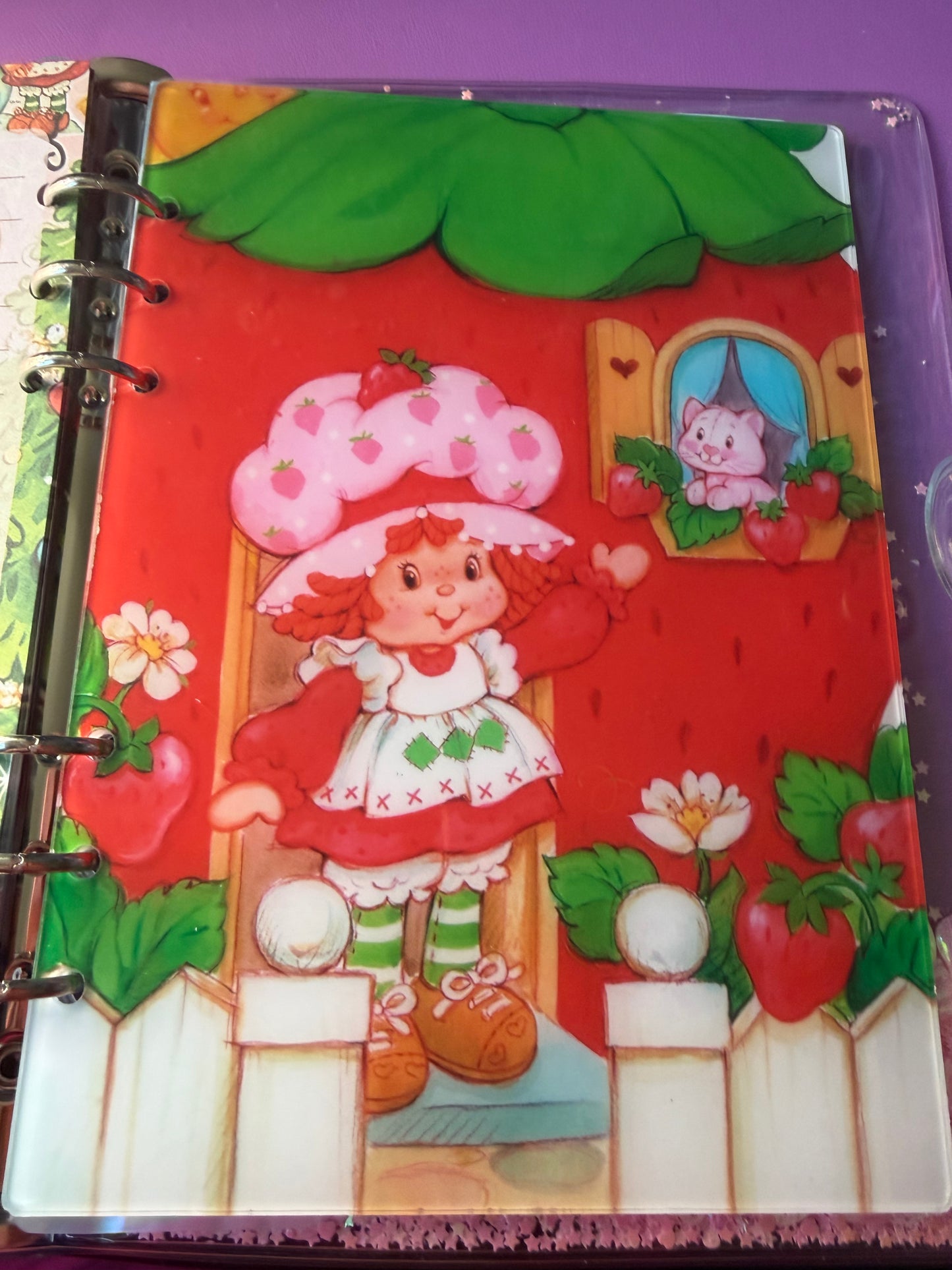 Strawberry Shortcake shaker A5 Binder