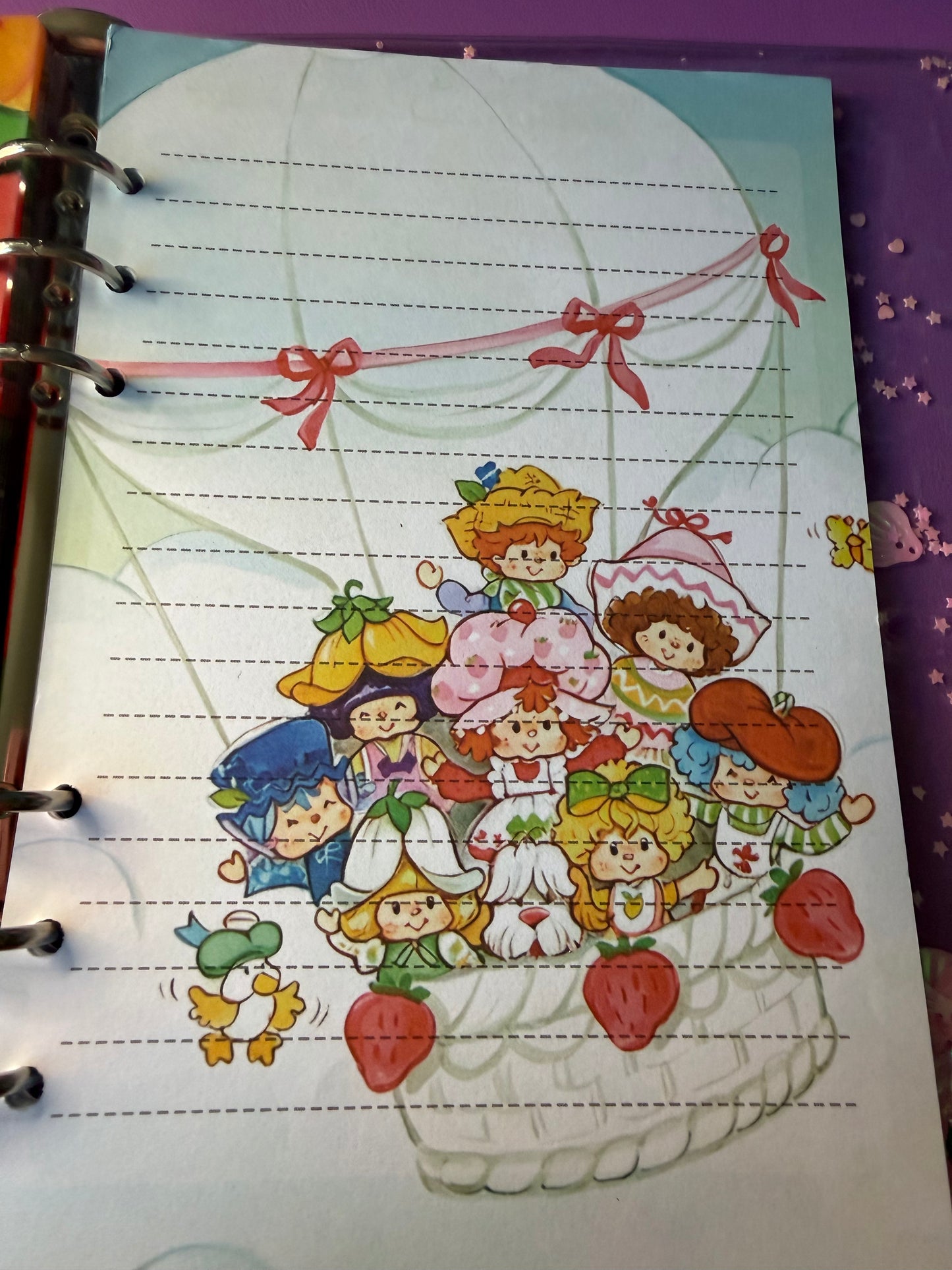 Strawberry Shortcake shaker A5 Binder