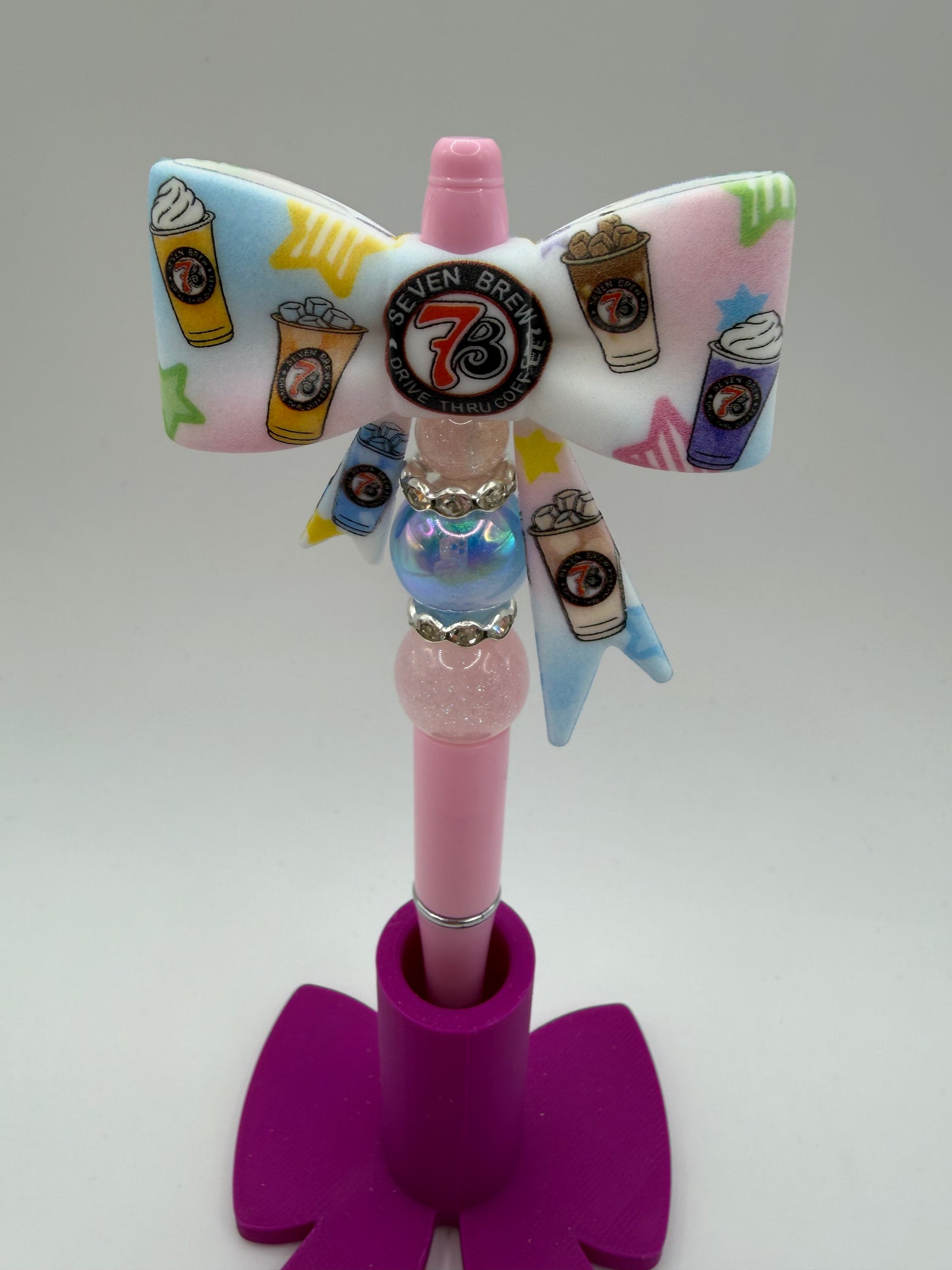 7 Brew Bow Beaded Pen