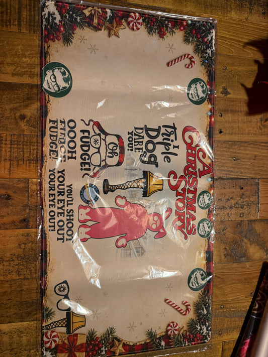 A Christmas story desk mat