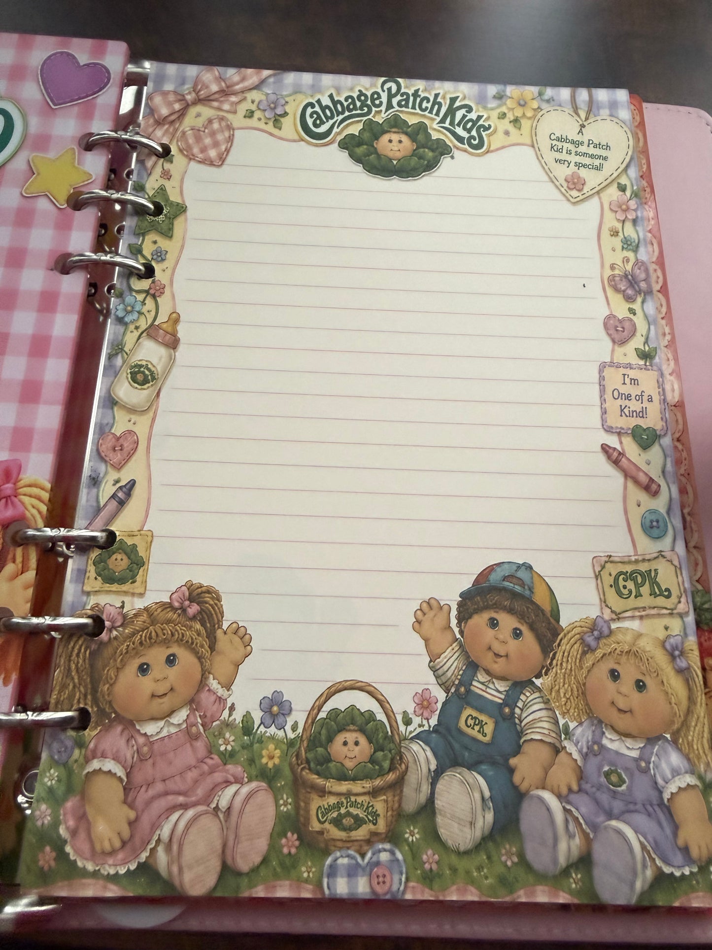 Cabbage patch kids A5 Binder