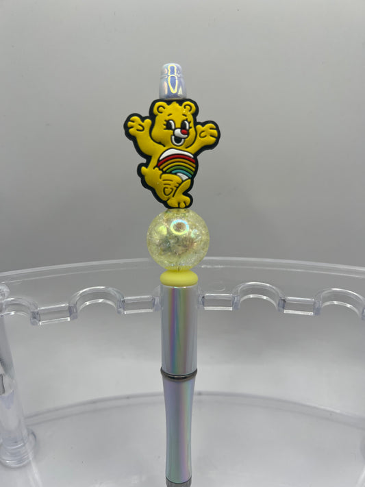 Care Bear Beaded Pen