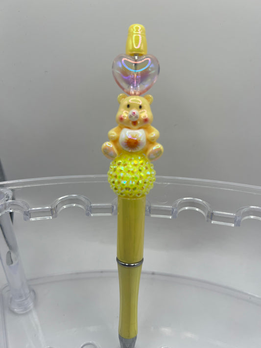 Care Bear Beaded Pen
