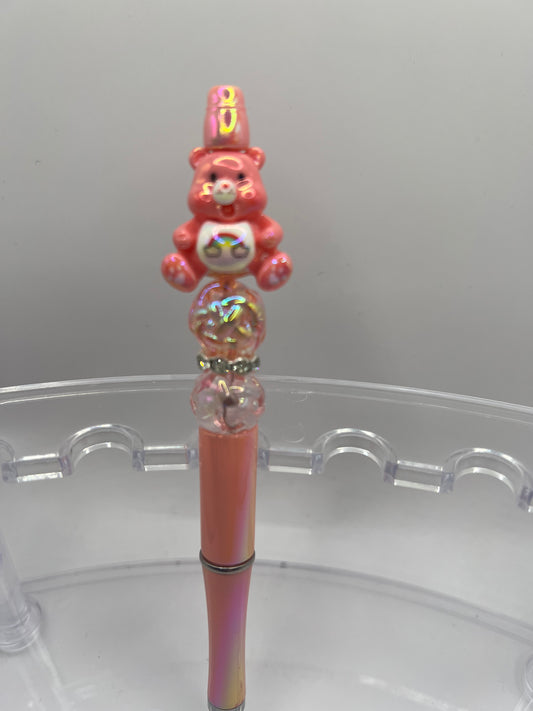 Care Bear Beaded Pen