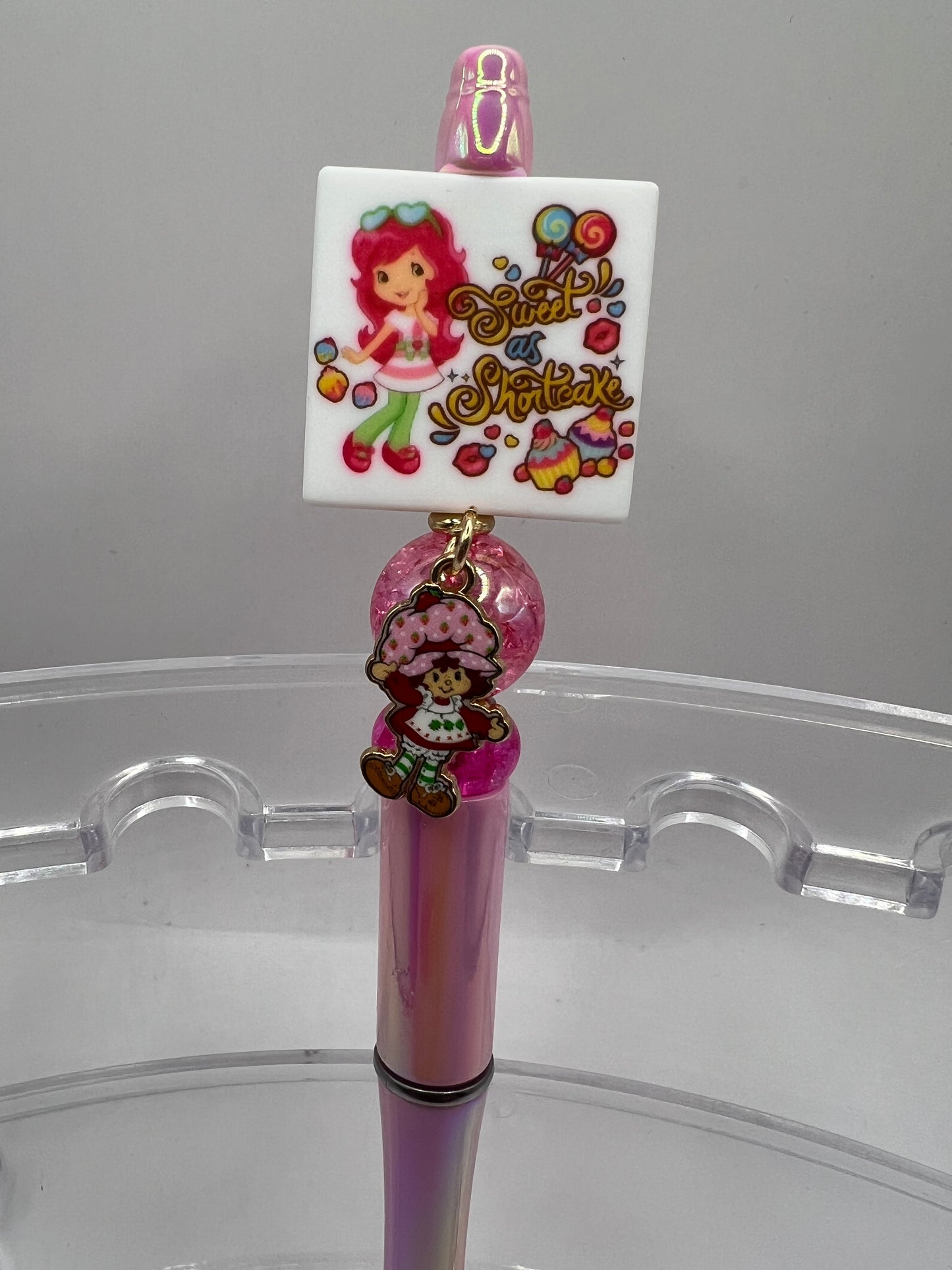 Strawberry Shortcake/Charm Beaded Pen