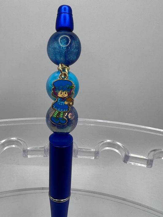 Blueberry Muffin Charm Beaded Pen