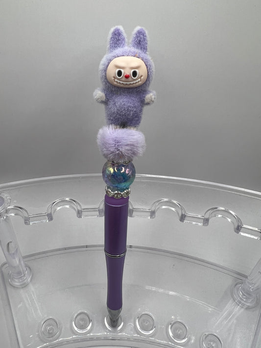 Labubu Purple beaded Pen