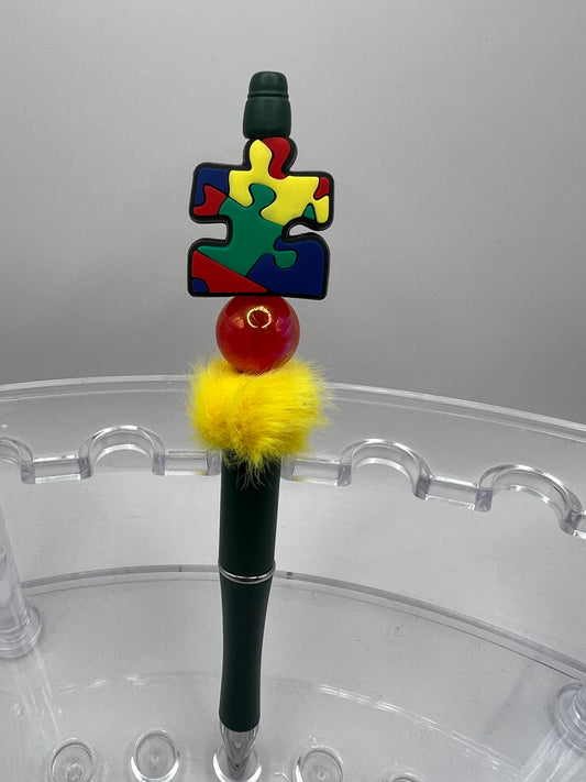 Autism beaded pen