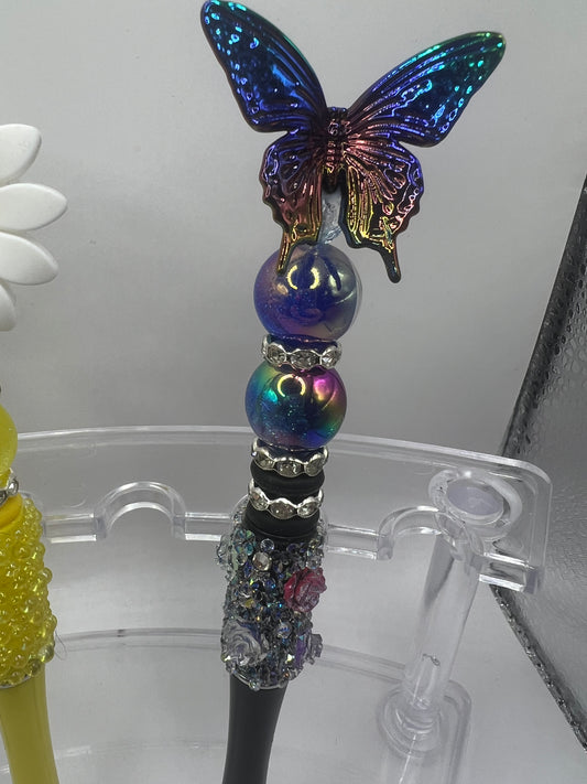 Butterfly Beaded Pen