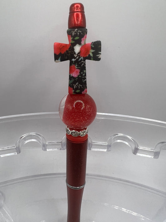 Cross Beaded Pen