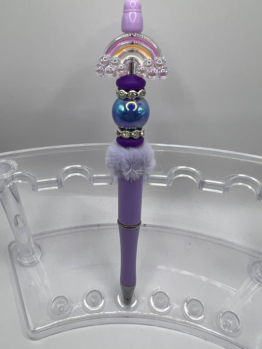 Rainbow Beaded Pen