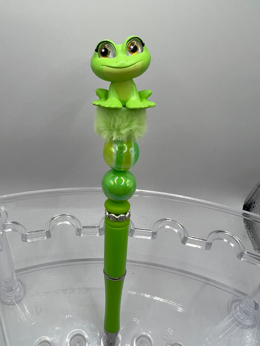 Frog Beaded Pen