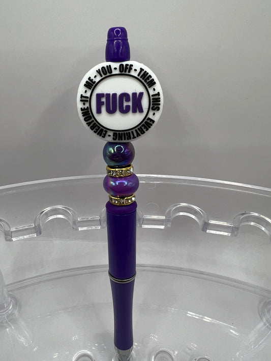Fuck -Beaded Pen