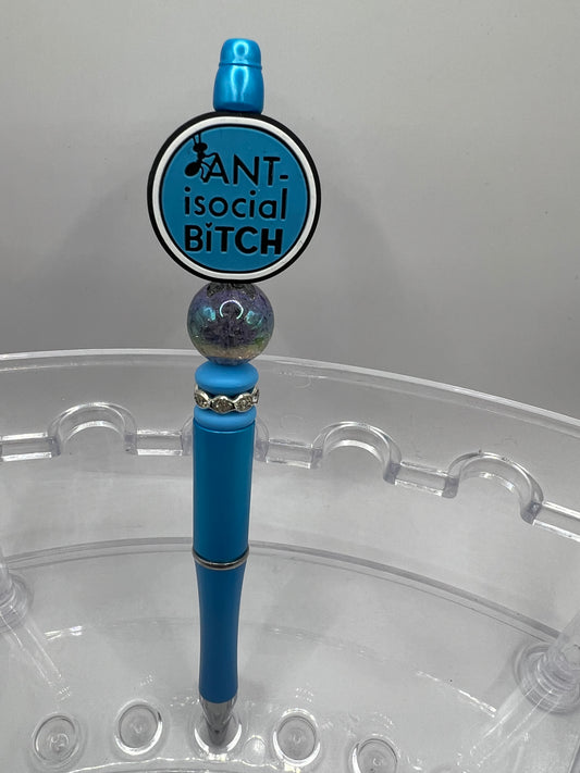 Ant-isocial BITCH Beaded Pen