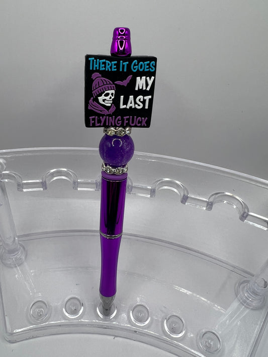 There goes my last flying fuck beaded pen